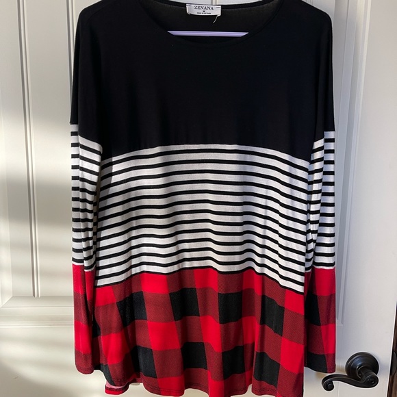 Three Pattern Top - Picture 1 of 1